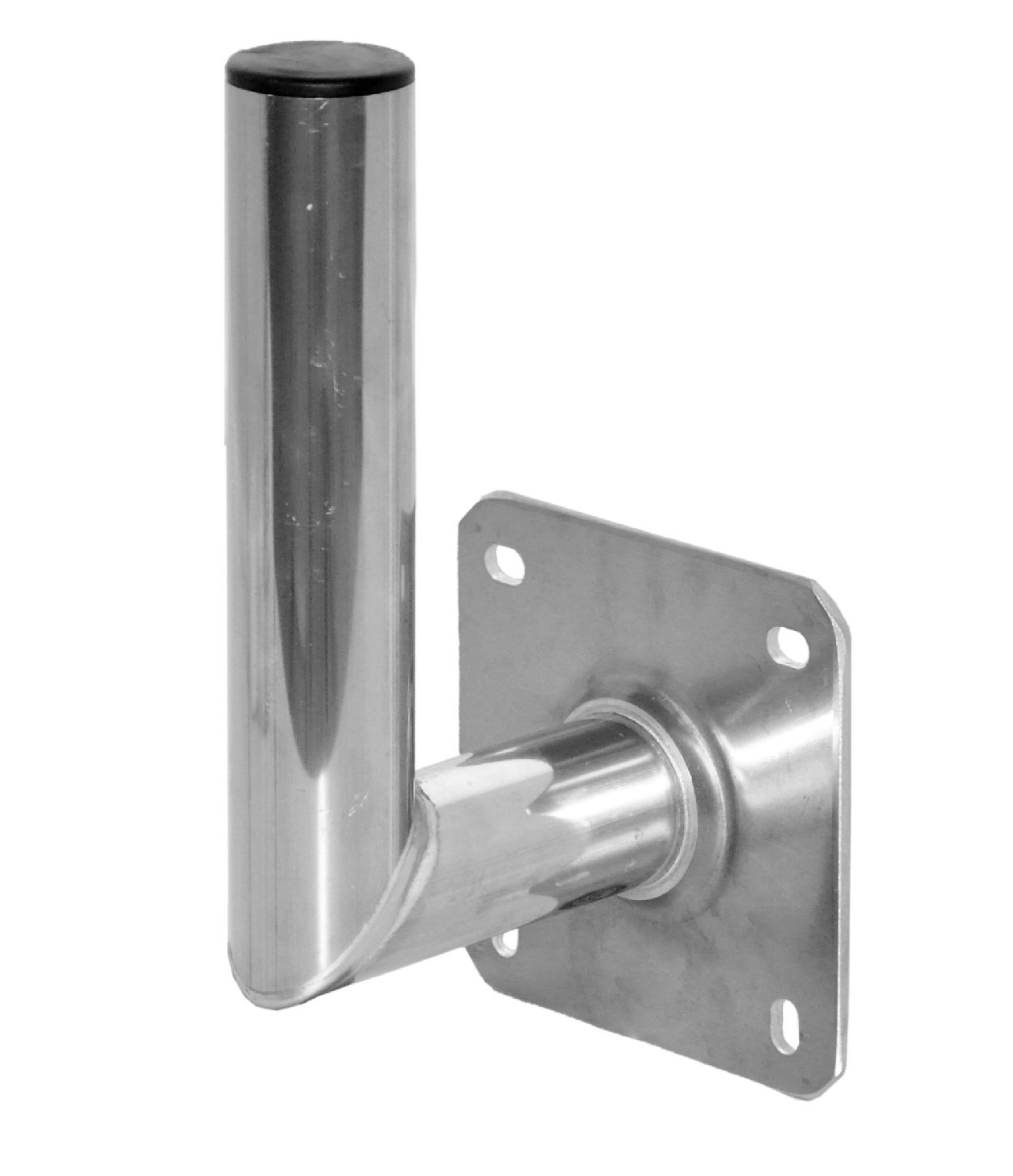 ASSAT® Alu-Wandhalter 15x25 cm für SAT-, WLAN- und Funkantennen | Für Antennen bis Ø90 cm