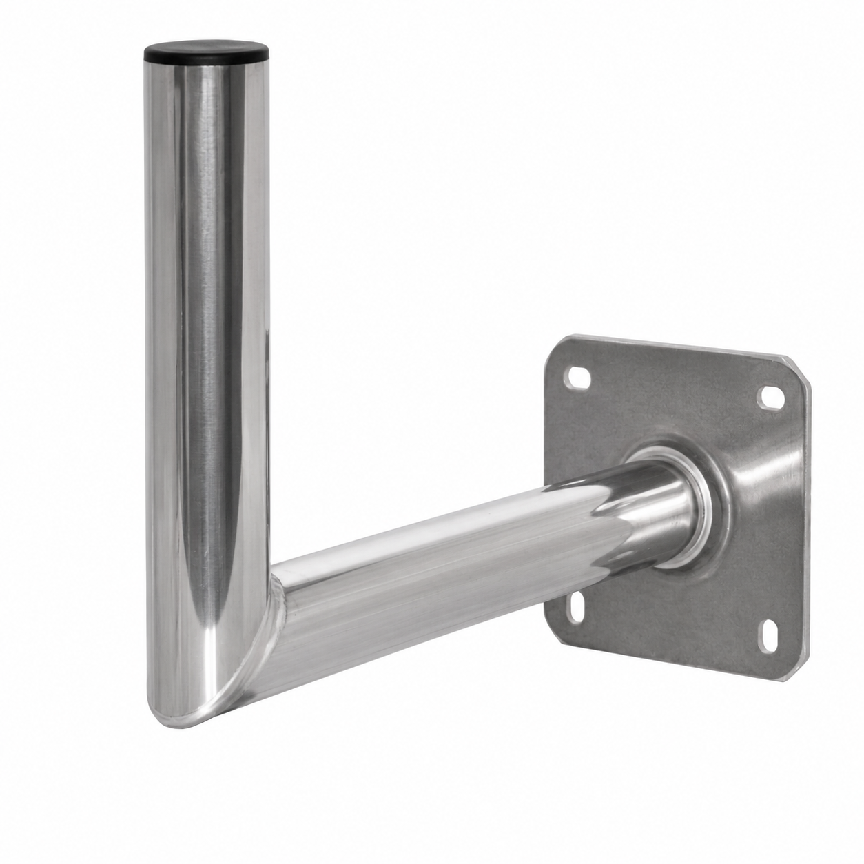 ASSAT® Alu-Wandhalter 35x25 cm für SAT-, WLAN- und Funkantennen | Für Antennen bis Ø90 cm