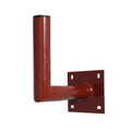 Alu- Wandhalter / 25x25cm ( TÜV ) VPE 10 / rot