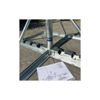 ASSAT Terrace Mount Mast Ø60x3m – Satellite Antenna & Wind Power, hot-dip galvanized