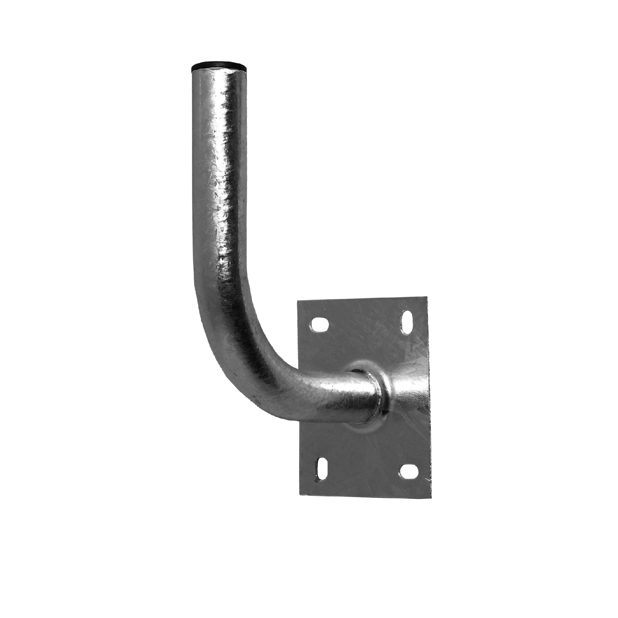 Stahl- Wh./ f.v./ gebogen 19cm / Rohr 38mm