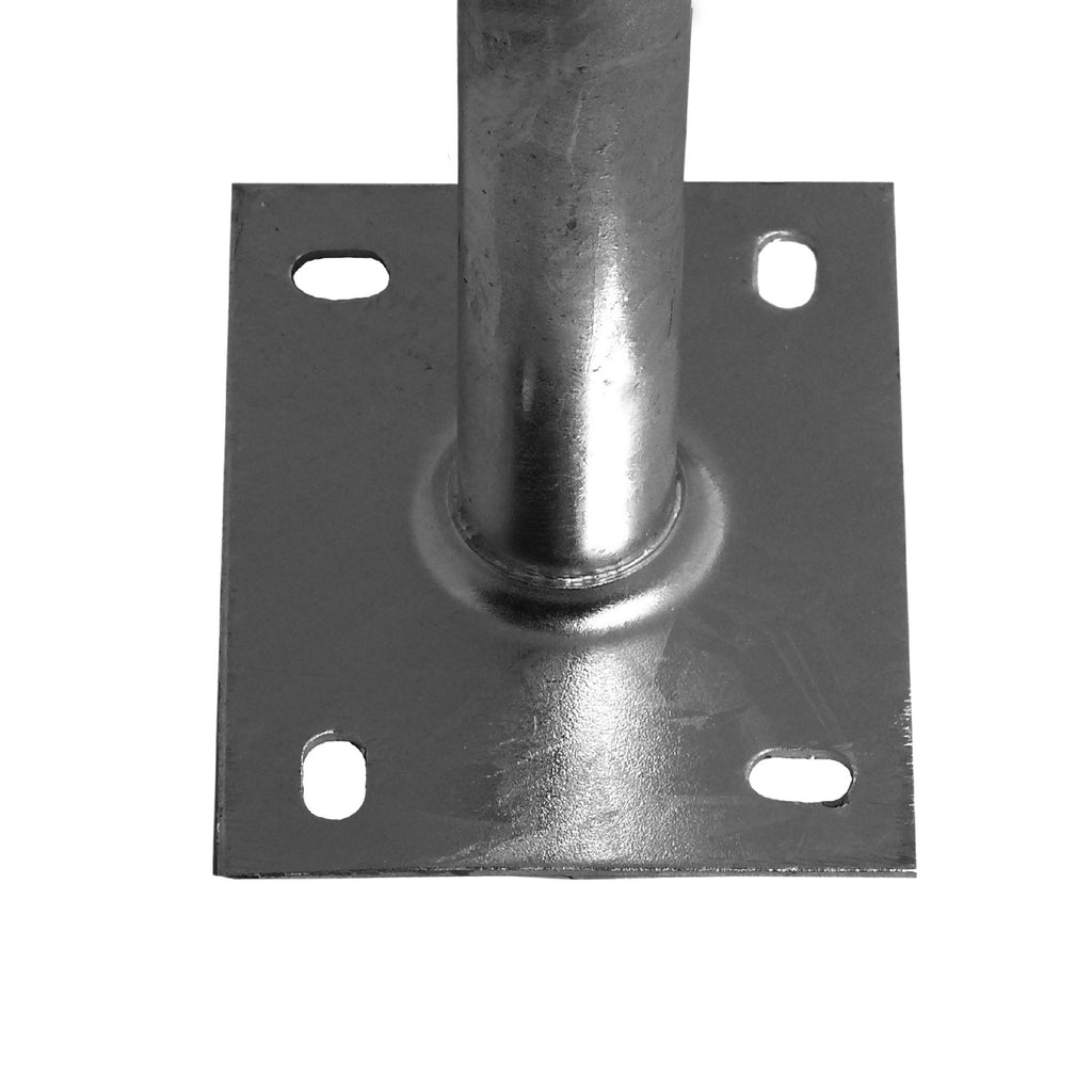 Stahl- Wh./ f.v./ gebogen 30cm / Rohr 38mm