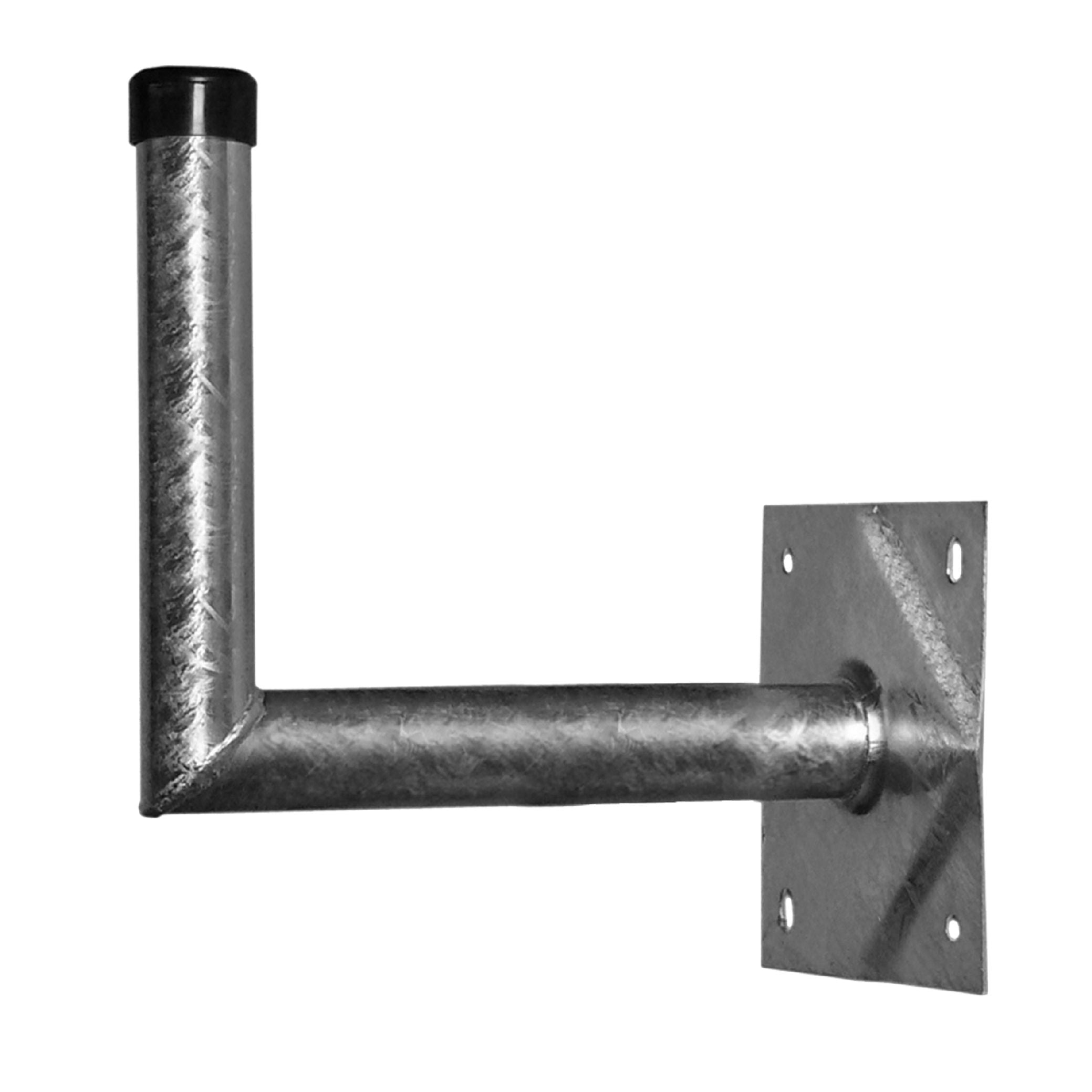 Stahl- Wh. 40x28cm,  Rohr Ø 48mm, Platte 20x20cm