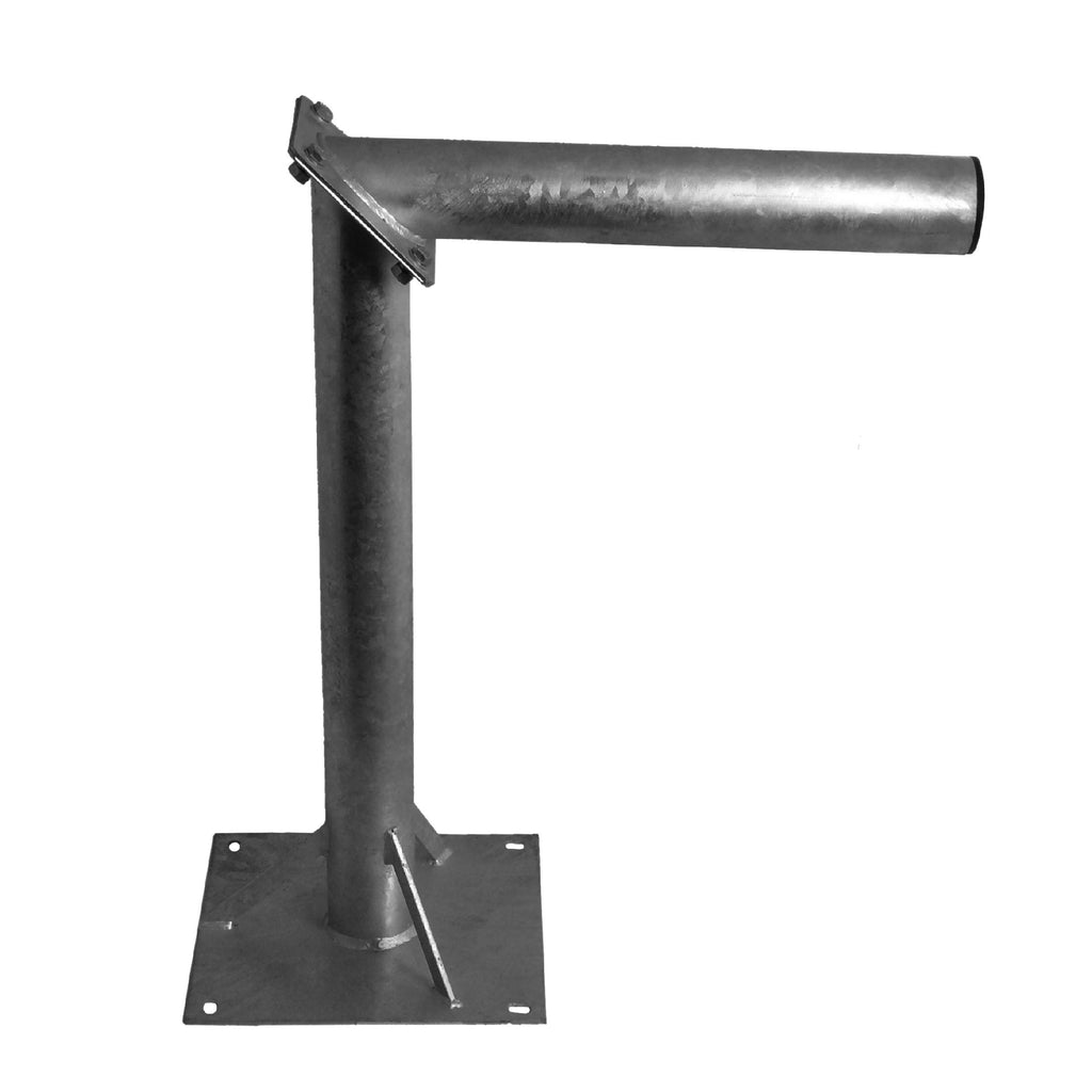 Stahl- Wh. 70x50cm / Rohr Ø 76mm / Standfuß 1.2m