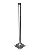 Stahl- Standfuß / 1,0m, Rohr Ø 48mm / verstrebt