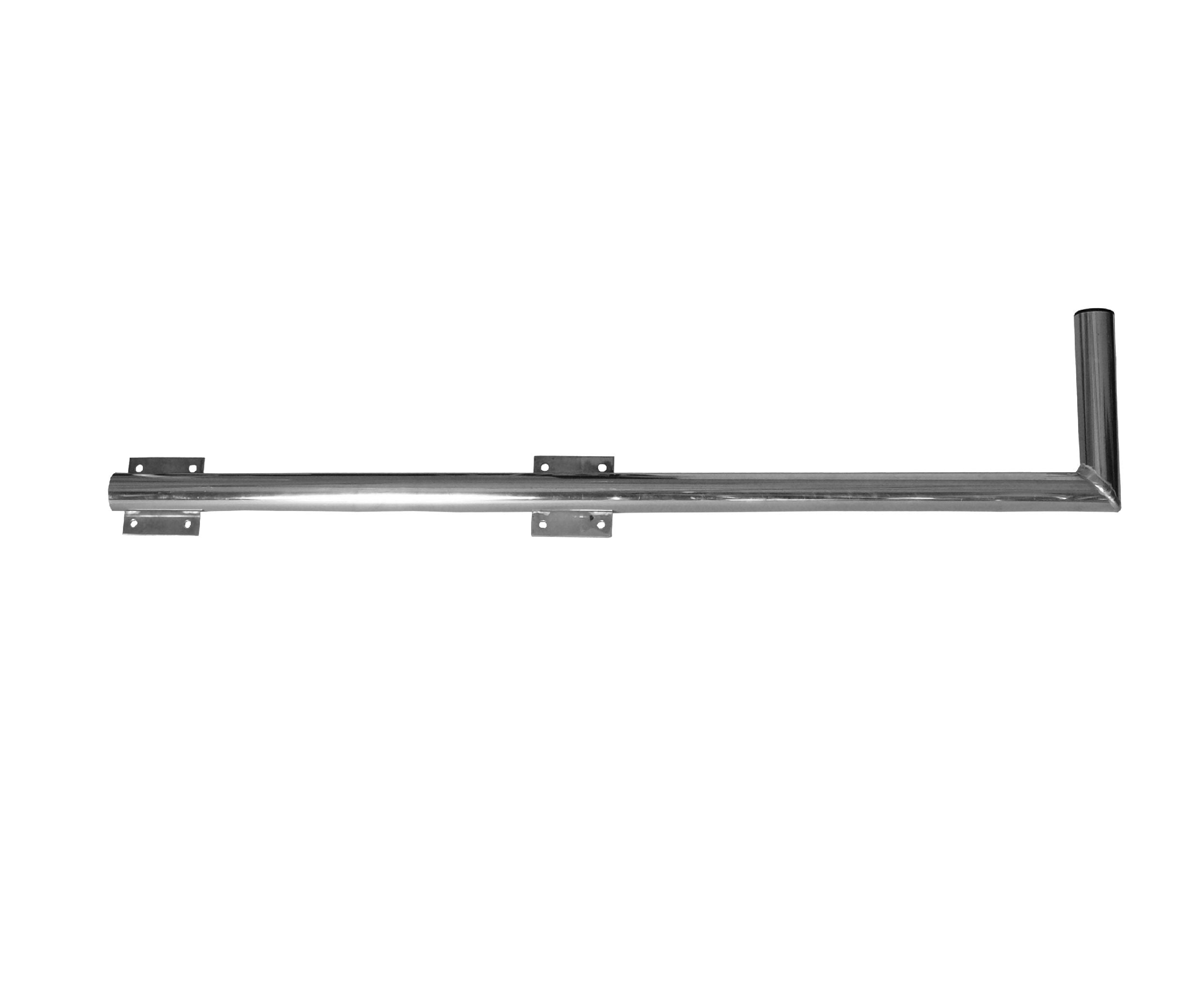 Ausleger-Alu / L- Form 130x25cm, Ø 50mm / rechts