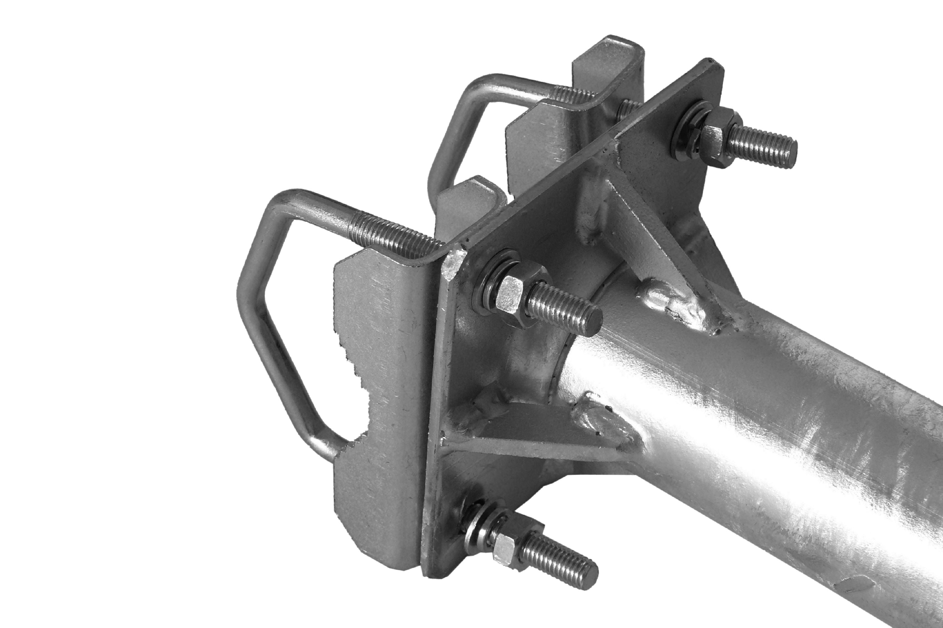 Mastausleger- Stahl / L- Form, 55cm / Rohr Ø48mm