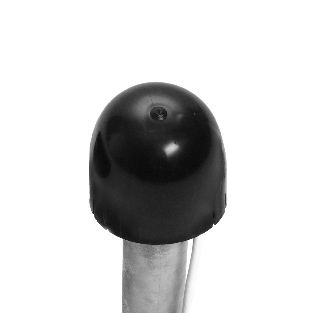Mast- Kappe / Ø 42 - 50mm /  mit Kabelführung