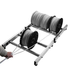 Kabelabroller f. Rollen bis 500m/250kg / Var.II