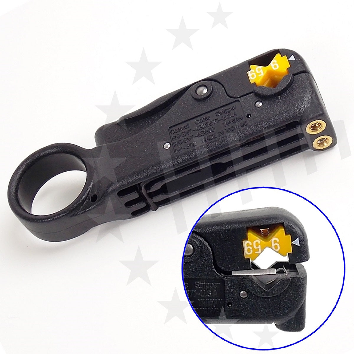 Einstellb. Abisoliergerät 3H-CCS-302 für RG59/RG6