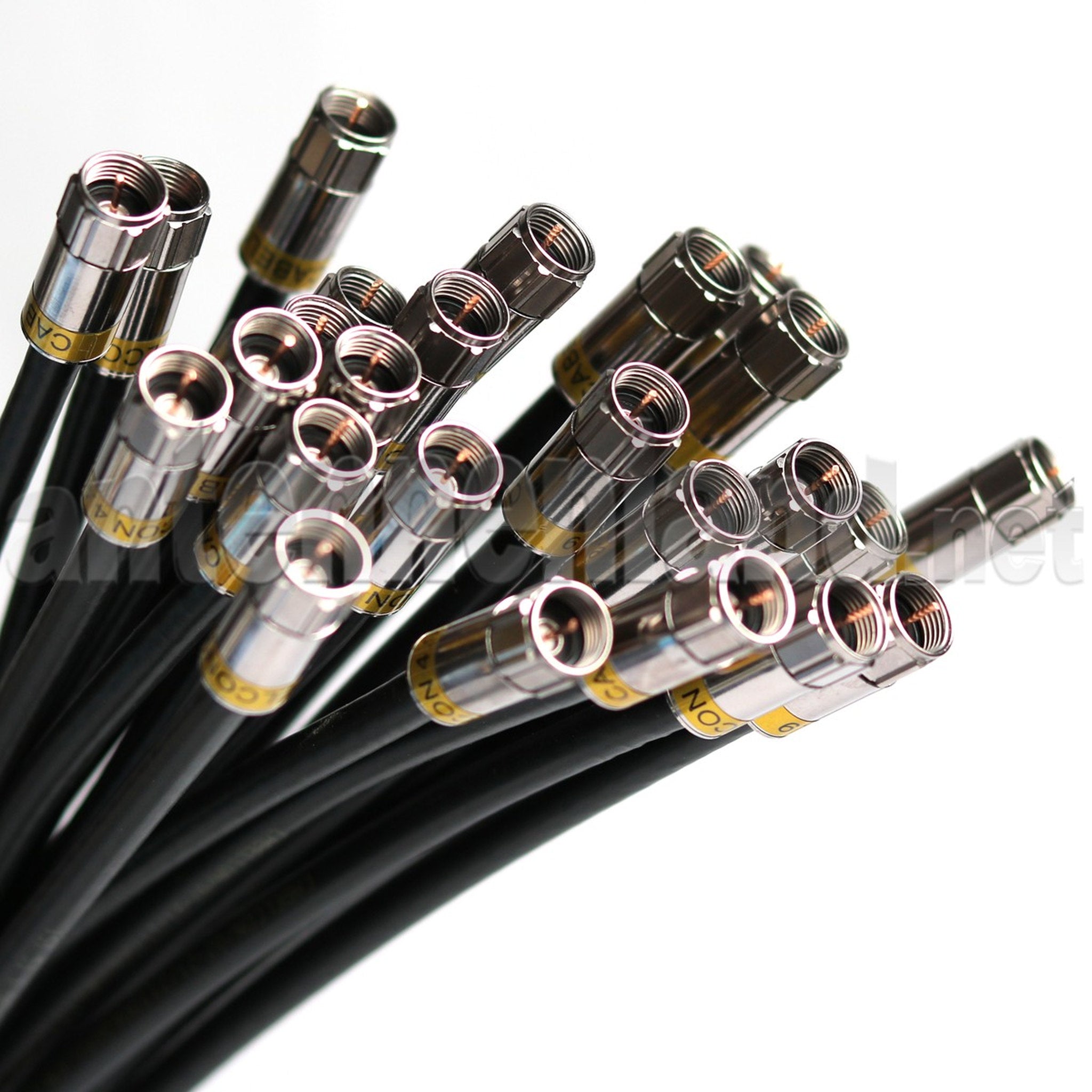 50 cm Cabelcon FM - FM Jumperkabel, sw, KDG