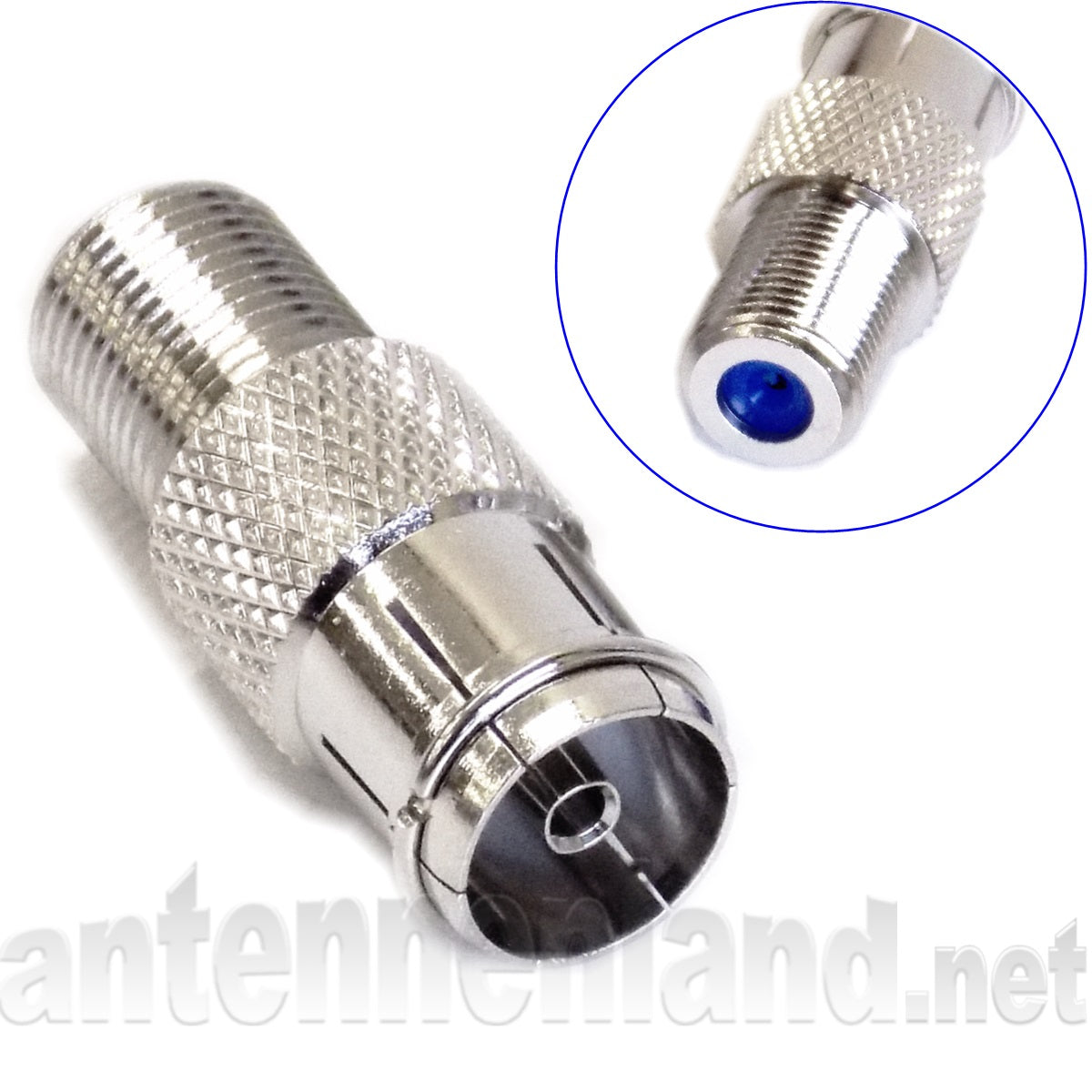 Cabelcon IECF-FF HQ Adapter F-Buchse - IEC-Buchse