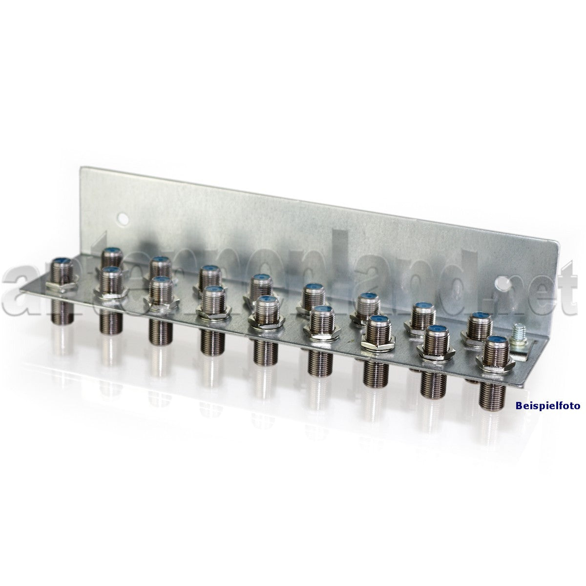 Erdungsblock 17-fach mit Cabelcon F-81 HQ